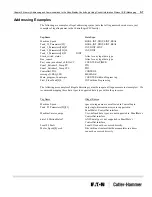 Preview for 35 page of Cutler-Hammer EATON PanelMate ControlNet Manual