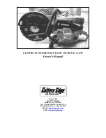 Preview for 1 page of Cutters Edge CE807R-B SERIES Owner'S Manual