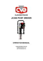 CVE JC300 Operation Manual preview