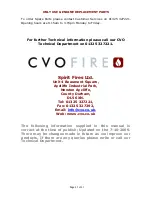 Preview for 31 page of CVO Fire 0558bl5590 Installation Manual & Users Manual