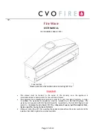 Предварительный просмотр 31 страницы CVO Fire Fire Wave Installation Manual