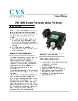 CVS Controls CVS1000L Product Manual preview