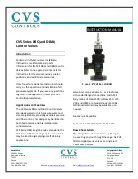 Preview for 1 page of CVS Controls DBAQ Series Instruction Manual