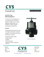 Preview for 1 page of CVS Controls P37 Instruction Manual