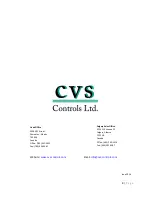 Preview for 8 page of CVS Controls P37 Instruction Manual