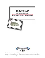 CVS CATS-2 Instruction Manual предпросмотр