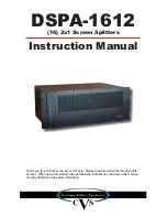 CVS DSPA-1612 Instruction Manual предпросмотр