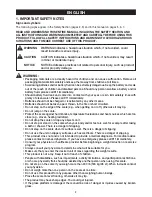 Предварительный просмотр 2 страницы CVS GS 05 Operating And Safety Instructions Manual