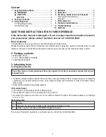 Предварительный просмотр 4 страницы CVS GS 05 Operating And Safety Instructions Manual