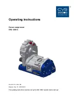 CVS SKL 1200 C Series Operating Instructions Manual предпросмотр