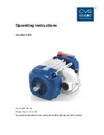 CVS VacuStar L400 Operating Instructions Manual preview