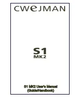 Preview for 1 page of Cwejman S1 MK2 User Manual