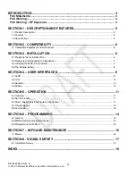 Preview for 3 page of CWSI WRA-3 Operating And Installation Instruction Manual