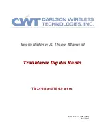 Предварительный просмотр 1 страницы CWT Trailblazer TB 2.4-5.8 Series Installation & User Manual