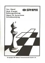 CXG Sphinx User Manual preview