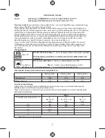 Предварительный просмотр 10 страницы CXS 1110 004 200 00 Information For Users