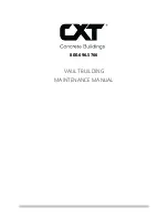 Preview for 1 page of CXT Cascadian Maintenance Manual