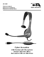 Cyber Acoustics AC-840 Owner'S Manual preview