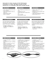 Предварительный просмотр 2 страницы Cyber Acoustics AC-840 Owner'S Manual