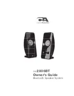 Предварительный просмотр 1 страницы Cyber Acoustics CA-2806BT Owner'S Manual