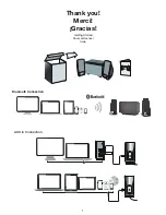 Preview for 2 page of Cyber Acoustics CA-3052BT Owner'S Manual