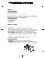 Preview for 3 page of Cyber Acoustics CA-3090 Owner'S Manual