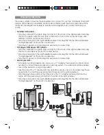 Preview for 6 page of Cyber Acoustics CA-3550 Owner'S Manual