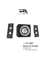 Предварительный просмотр 1 страницы Cyber Acoustics CA-3712BT Owner'S Manual