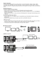 Предварительный просмотр 8 страницы Cyber Acoustics CA-3712BT Owner'S Manual