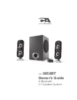 Cyber Acoustics CA-3858BT Owner'S Manual preview