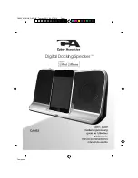 Preview for 1 page of Cyber Acoustics CA 492 User Manual