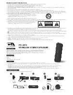 Preview for 1 page of Cyber Acoustics PS-2370 Owner'S Manual