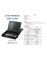 Cyber Console IC-1501 User Manual preview