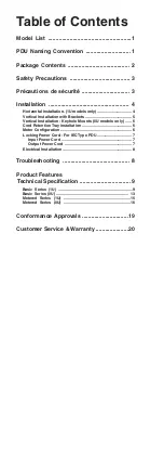 Preview for 2 page of Cyber Power Basic Series User Manual