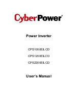 Preview for 1 page of Cyber Power CPS1000EILCD User Manual