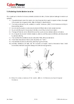 Предварительный просмотр 16 страницы Cyber Power Mini Central CPSPV30000ETL Series User Manual