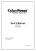 Cyber Power OL10000ERT3UDM User Manual preview