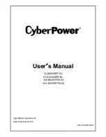 Cyber Power OLS10000ERT6U User Manual preview