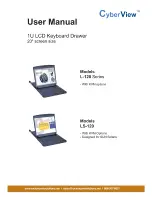 Preview for 1 page of Cyber View 1U L-120 Series User Manual