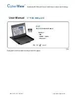 Cyber View F117 User Manual preview