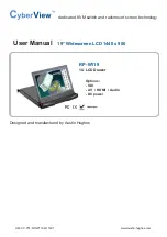 Предварительный просмотр 1 страницы Cyber View RP-W119 User Manual