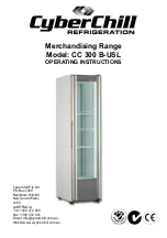 CyberChill CC 300 B-USL Operating Instructions Manual предпросмотр