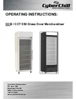 CyberChill CCB 550 Operating Instructions Manual preview