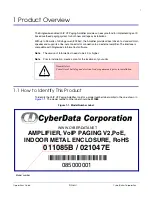 Предварительный просмотр 8 страницы CyberData 011085 Operation Manual