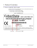 Preview for 8 page of CyberData 011233 Operation Manual