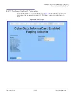 Предварительный просмотр 63 страницы CyberData 011233 Operation Manual