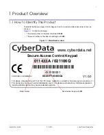 Предварительный просмотр 8 страницы CyberData 011433 Operation Manual