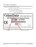 Preview for 7 page of CyberData 011460 Operation Manual