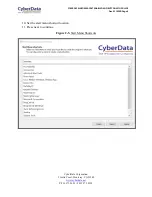 Предварительный просмотр 9 страницы CyberData 011527 Setup Manual