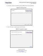 Предварительный просмотр 10 страницы CyberData 011527 Setup Manual